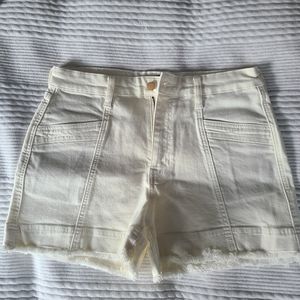 Liverpool Jeans white denim shorts